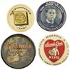 Image 1 : Four Vintage Advertising Pocket Mirrors