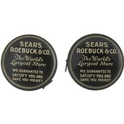 Vintage Sears, Roebuck & Co. Tape Measures