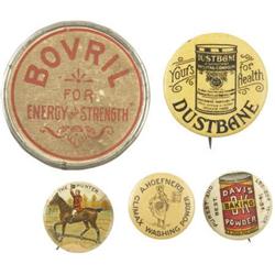 Lot of Vintage Advertising Buttons