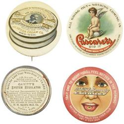 Collection of Three Advertising Pocket Mirrors
