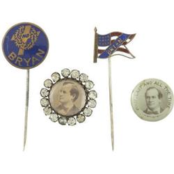 William Jennings Bryan Campaign Items