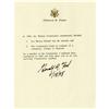 Image 1 : Gerald Ford; Post-Presidential Document Signed