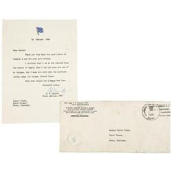 War-Date Chester W. Nimitz Typed Letter Signed,