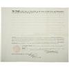 Image 1 : Hamilton Fish Signed New York Land Transfer.