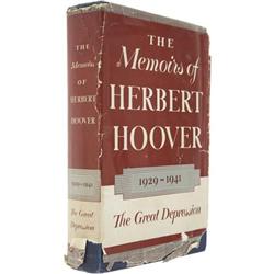 Signed Memoirs of Herbert Hoover, Volume Three.