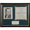 Image 1 : Stephen Vincent Benet Signed Invitation.