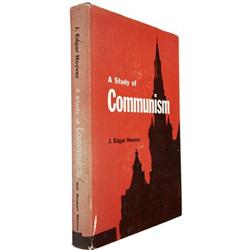 J. Edgar Hoover, Signed A Study of Communism.