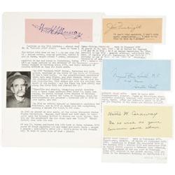 Lot of Four Political Autographs