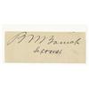 Image 1 : Financier Bernard Baruch Signature