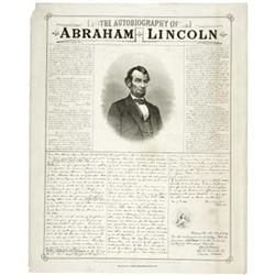 Historical Poster Advertising the Autobiography