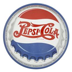 Round 1950s Pepsi Tray