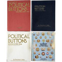 Four Book Lot on Political Buttons