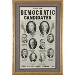 Roosevelt and Garner Campaign Poster