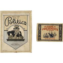 Two 1930s Parker Brothers Presidential Games