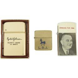 Lyndon B. Johnson Cigarette Lighters