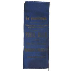 Morgan Bulkeley Vice Presidential Hopeful Ribbon