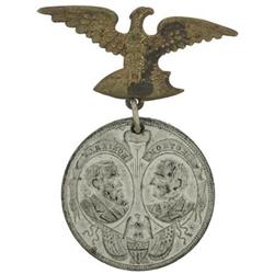 Benjamin Harrison and Levi Morton Jugate Badge