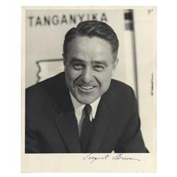 Sargent Shriver Signature Lot