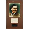 Image 1 : Clark Gable Autograph Cut, Matted with Photo