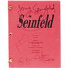 Image 1 : Seinfeld Cast Signed Episode Script
