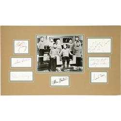 Star Trek Cast Autographs Display
