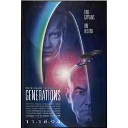 William Shatner & Patrick Stewart Signed Poster