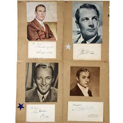 Assorted Vintage Autographs: Bing Crosby, Others