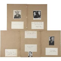 Vintage Celebrity Autographs