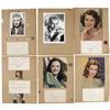 Image 1 : Celebrity Autographs Including Charlton Heston