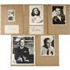 Image 1 : Vintage Autographs Including Fredric March