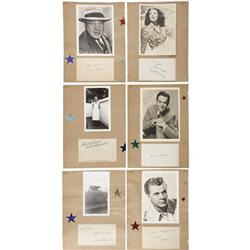 Vintage Autographs Including Henry Fond