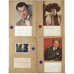 Celebrity Autographs Including Eddie Canto