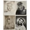 Image 1 : Four Celebrity Autographs Includes Barbara Perry