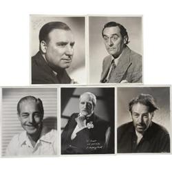 Five Autographed Photos Induding Roy Barcroft