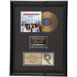 Aerosmith "Aerosmith" RIAA Gold CD Award