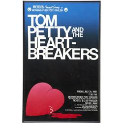 Tom Petty and The Heartbreakers 1981 Poster