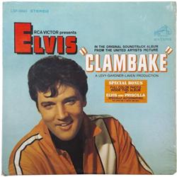 Elvis Presley "Clambake" LP RCA 3893 Mono (1967)