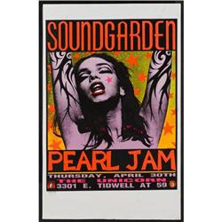 Soundgarden/Pearl Jam Live at the Unicorn Poster