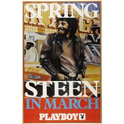 Bruce Springsteen Limited Edition Playboy Poster