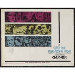 Cleopatra (20th Century Fox, 1963). Half Sheet