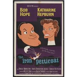 The Iron Petticoat (MGM, 1956). One Sheet (27" X