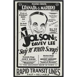 Say It with Songs (Warner Brothers, 1929).