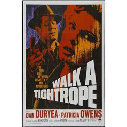 Walk a Tightrope (Paramount, 1964). One Sheet
