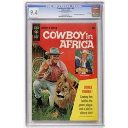 Cowboy in Africa #1 File Copy (Gold Key, 1968)