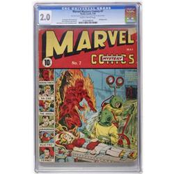 Marvel Mystery Comics #7 (Timely, 1940) CGC GD