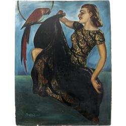 BRADSHAW CRANDALL (American, 1896 -1966) Girl In