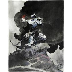 Tom Grindberg - Death Dealer Paiting Original