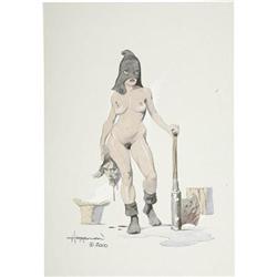 Mike Hoffman - Lady Executioner Illustration