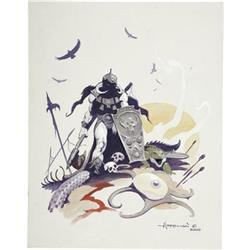Mike Hoffman - Death Dealer Illustraion Original