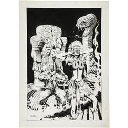 Rick Magyar - Doc Savage Illustration Original